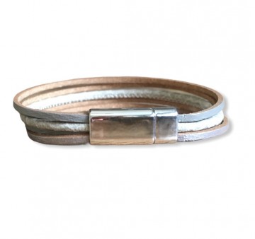 Damesarmband lichtgrijs
