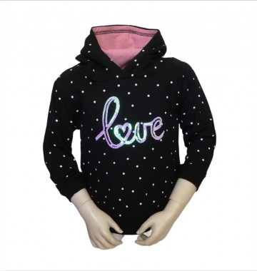 Hoodie polka dot 2