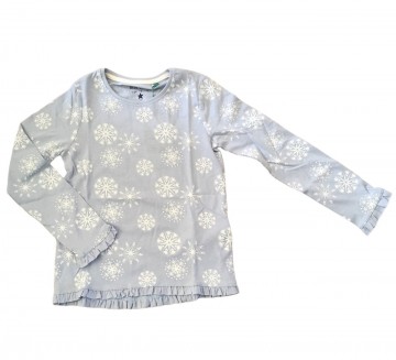 Shirt blauw sneeuw 2