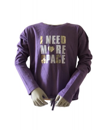 Shirt paars i need more space 1