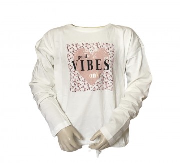 Shirt wit good vibes 1