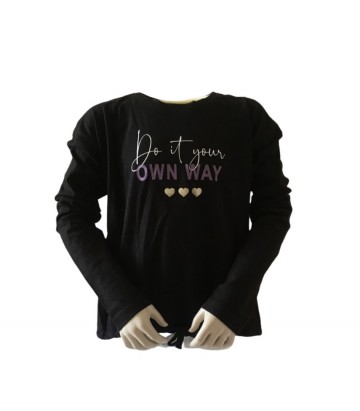 Shirt zwart do it you own way 1