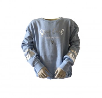Sweattrui licht blauw 1