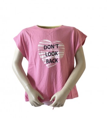 T shirt roze wit hart