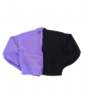 Vest paars en zwart 0